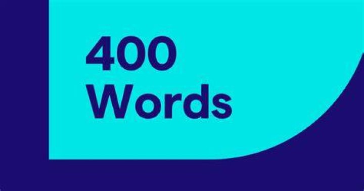 How many pages is 400 words single spaced?