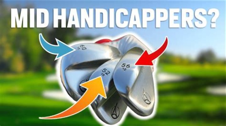 How many wedges should a high handicapper carry?