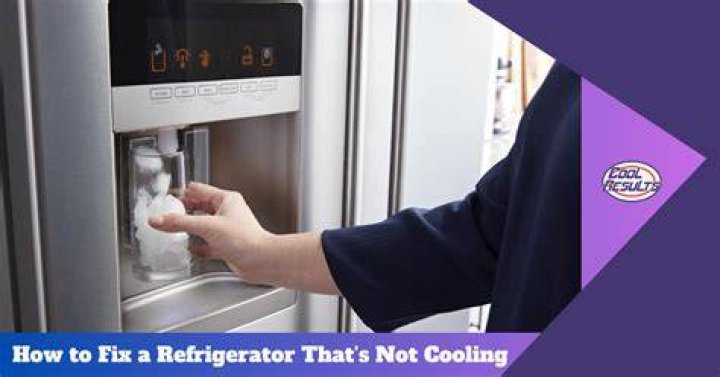 How much does it cost to fix a refrigerator that is not cooling?