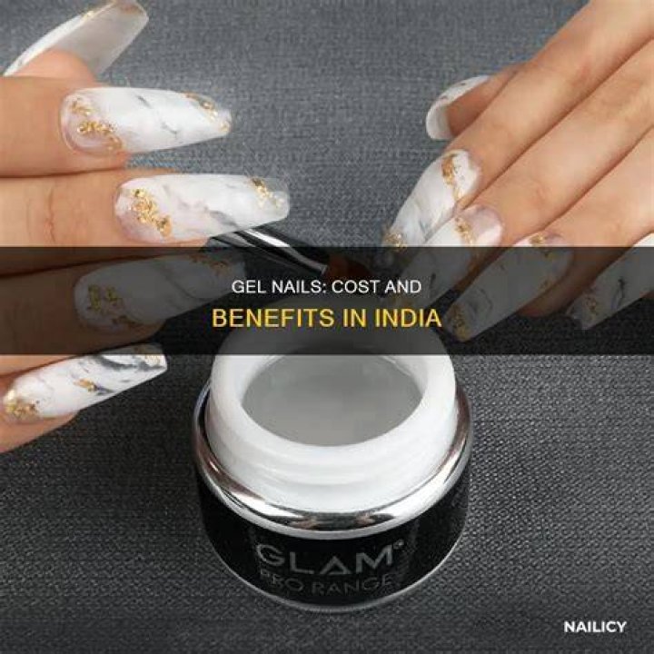 How much gel nails cost in India?
