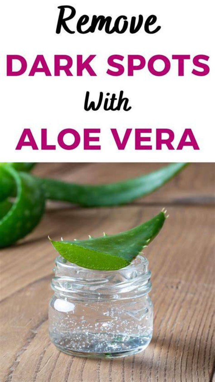How much time does aloe vera take to remove dark spots?