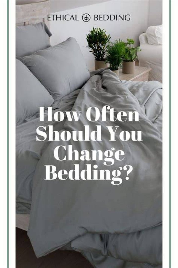 How often should you change your duvet?