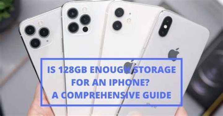 Is 128GB iPhone enough?