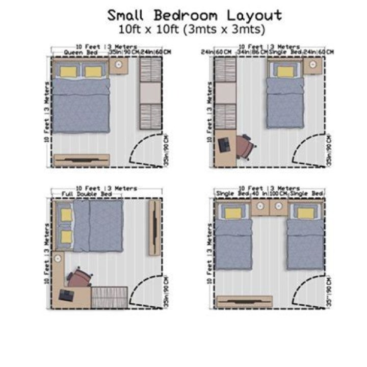 Is 9 feet too narrow for a bedroom?