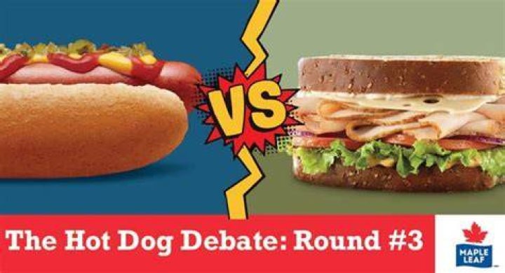 Is a hot dog a sandwich?