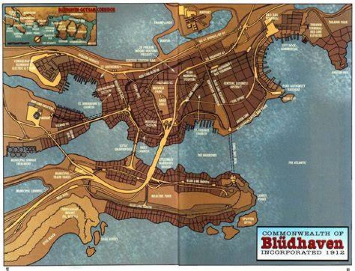Is Blüdhaven bigger than Gotham?