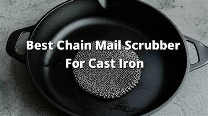 Is chain mail good for cast iron?