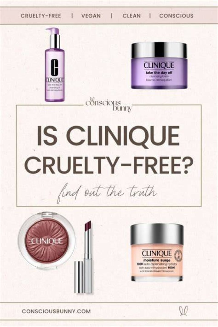 Is Clinique cruelty-free?