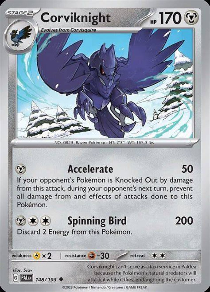 Is Corviknight a legendary?