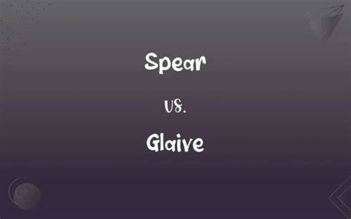 Is Glaive a spear?