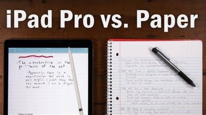 Is it better to write on paper or iPad?