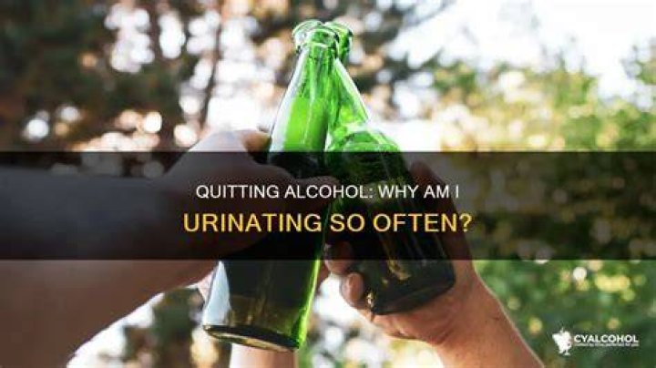 Is it normal to pee a lot after quitting drinking?