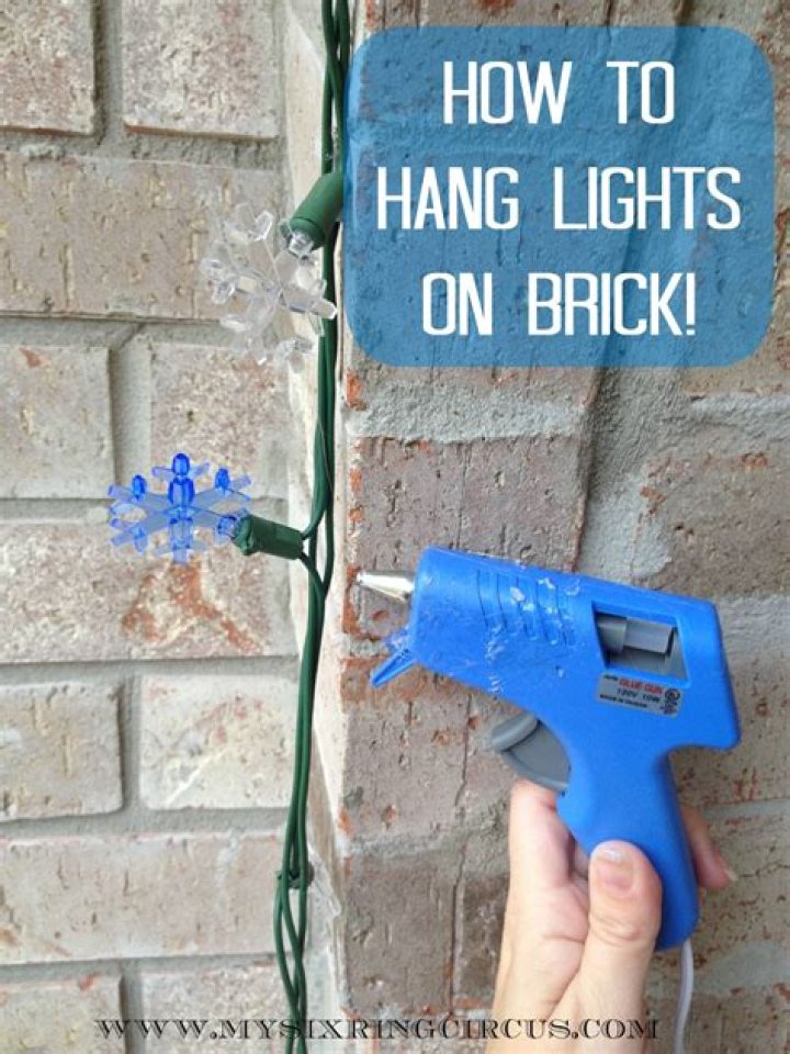 Is it okay to tape Christmas lights?