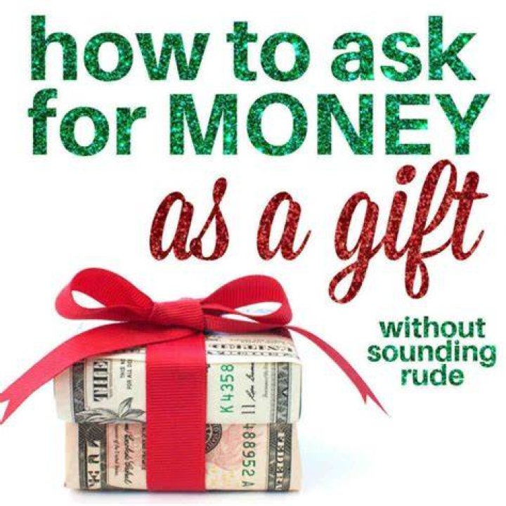Is it rude to ask for money for Christmas?