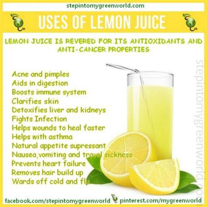 Is lemon juice good for your liver?