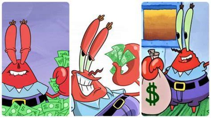 Is Mr. Krabs rich?