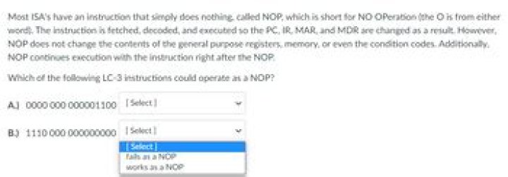 Is NOP a word?