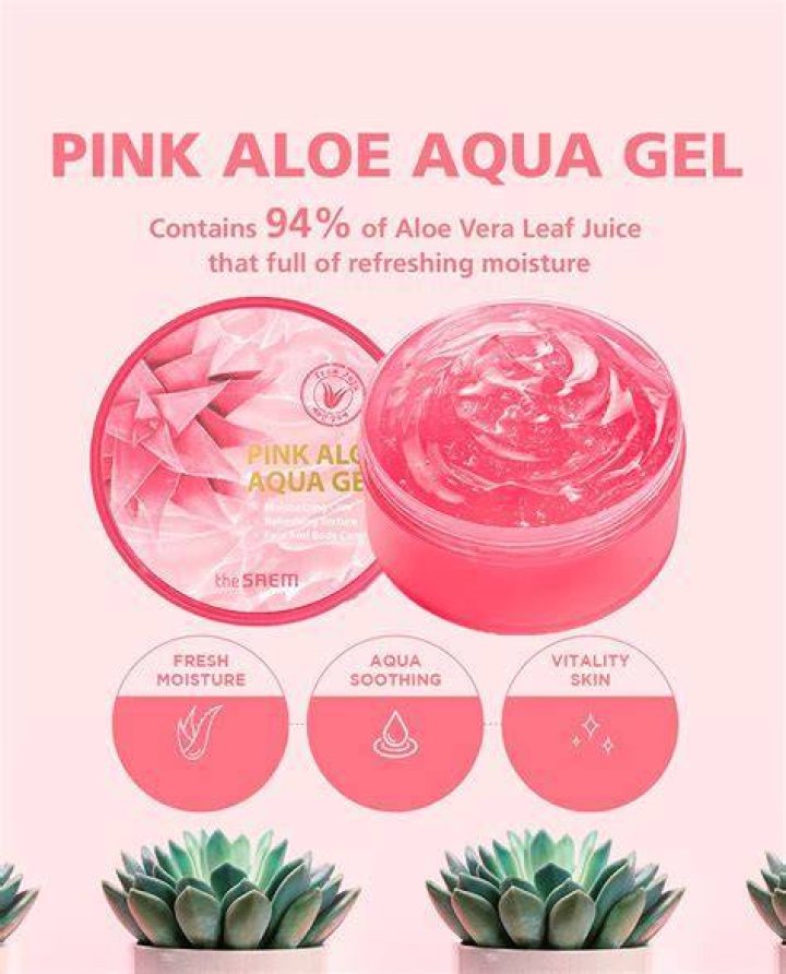 Is pink aloe vera gel safe?
