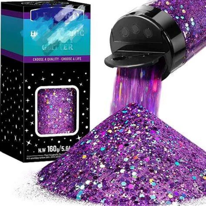 Is polyester glitter safe for candles?