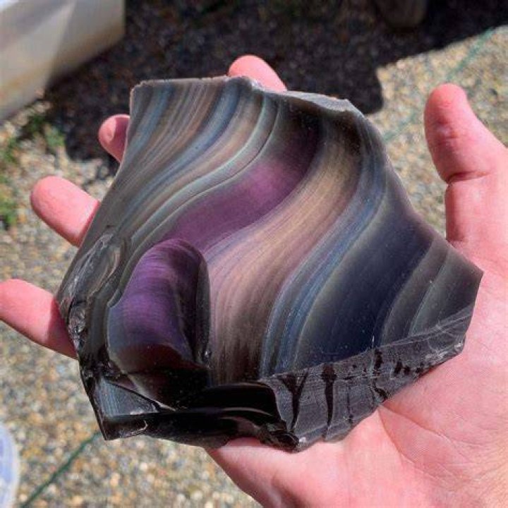 Is rainbow obsidian man-made?