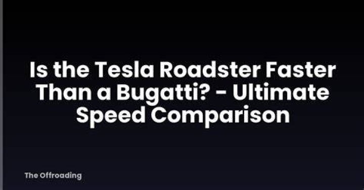 Is Tesla faster than Bugatti?