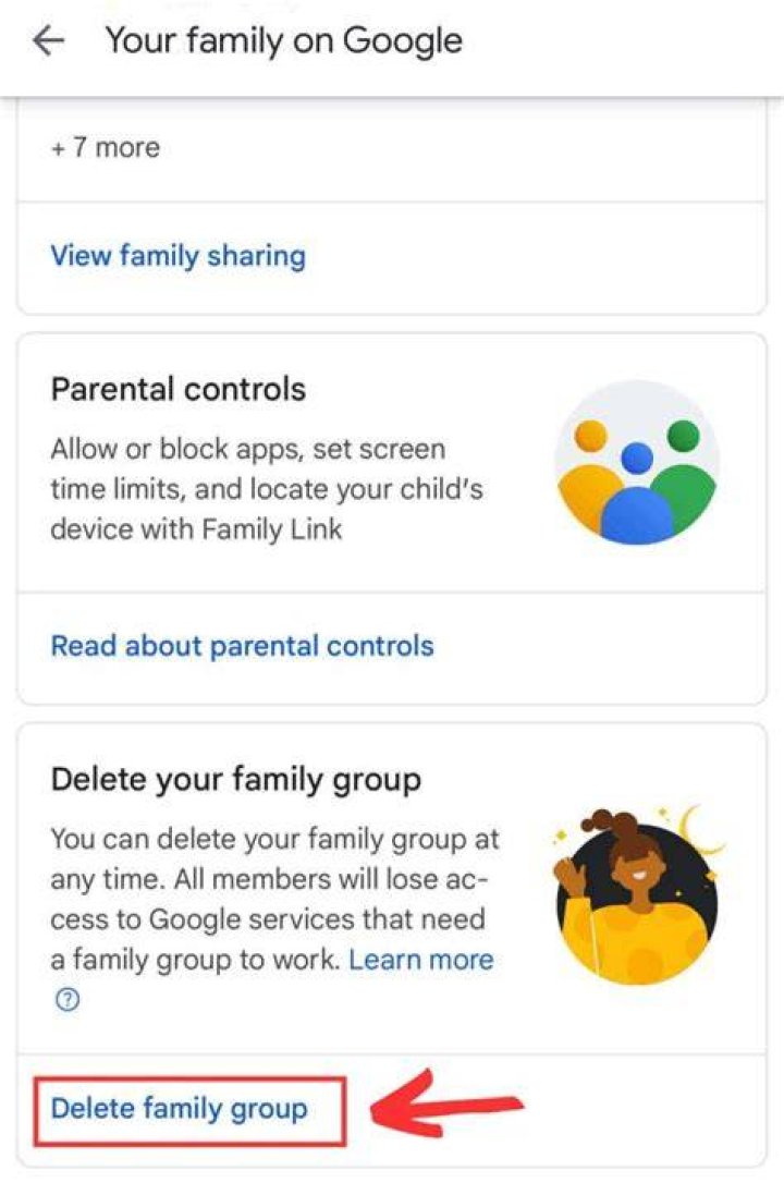 Is there a way to disable Family Link?