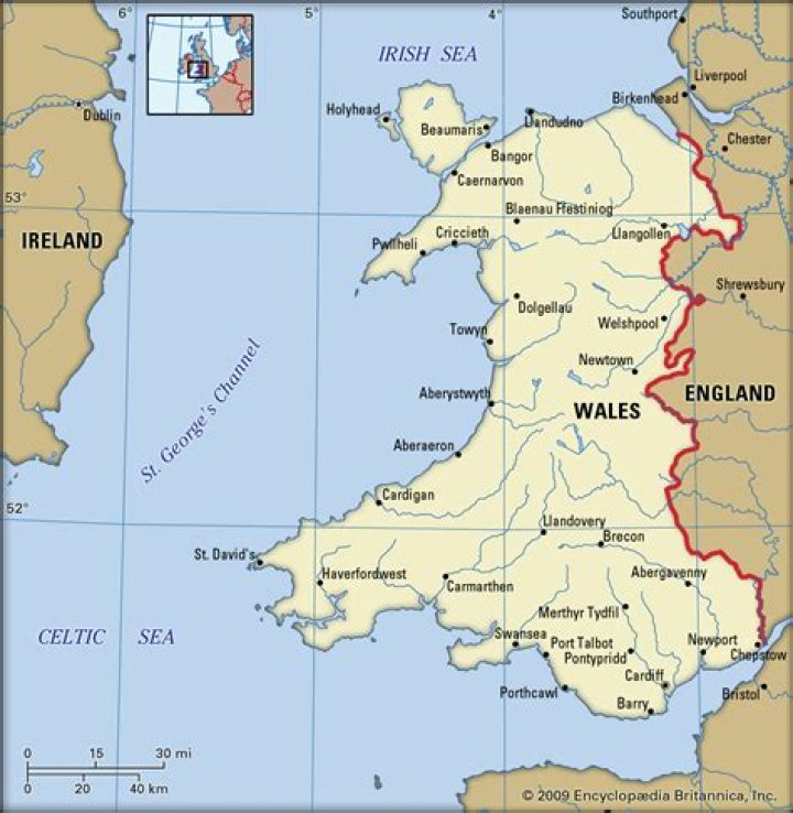 Is Wales a country or a continent?