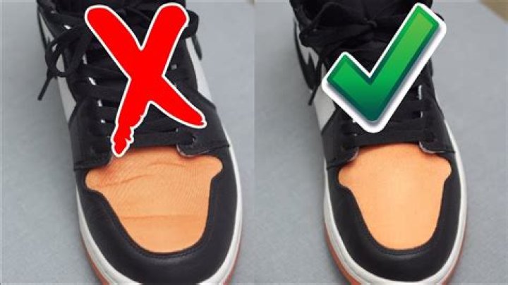 Should I crease my Jordans?