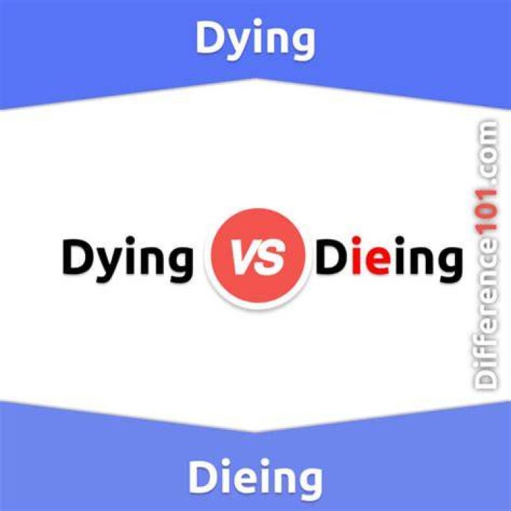 What's the difference between dying and death?
