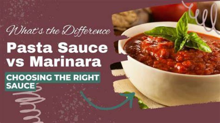What's the difference between marinara and vodka sauce?