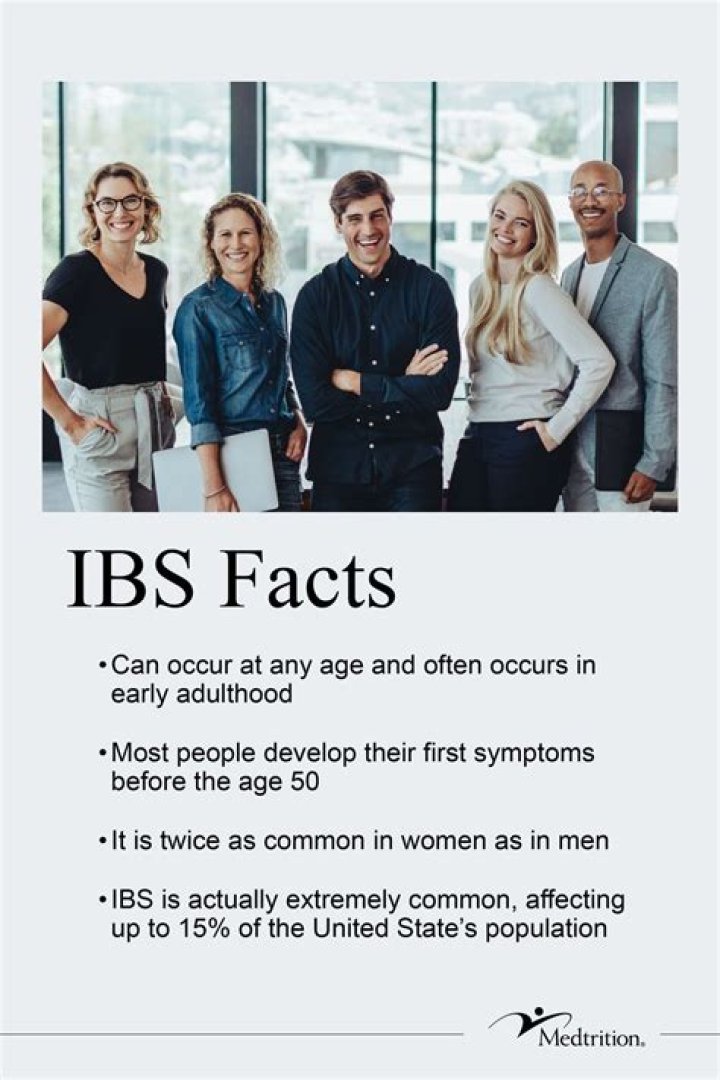 What age does IBS usually start?