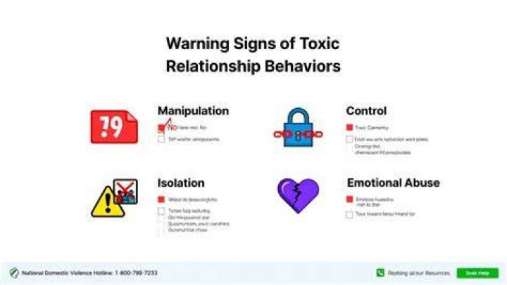 What are some toxic traits in a relationship?