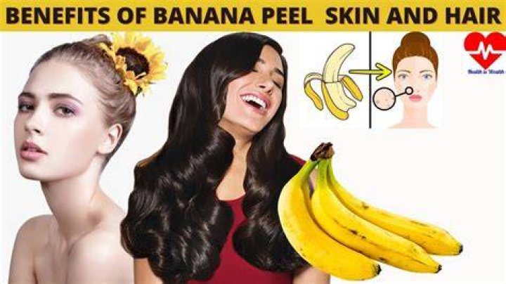 What are the benefits of rubbing banana peel on face?