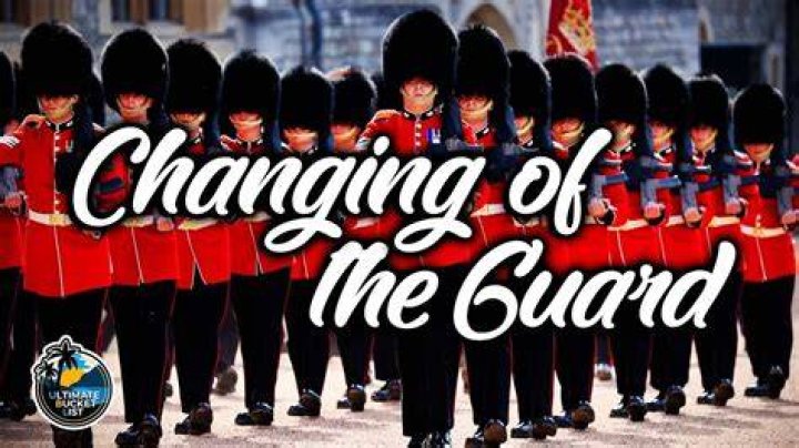 What are the changing of the guards called?