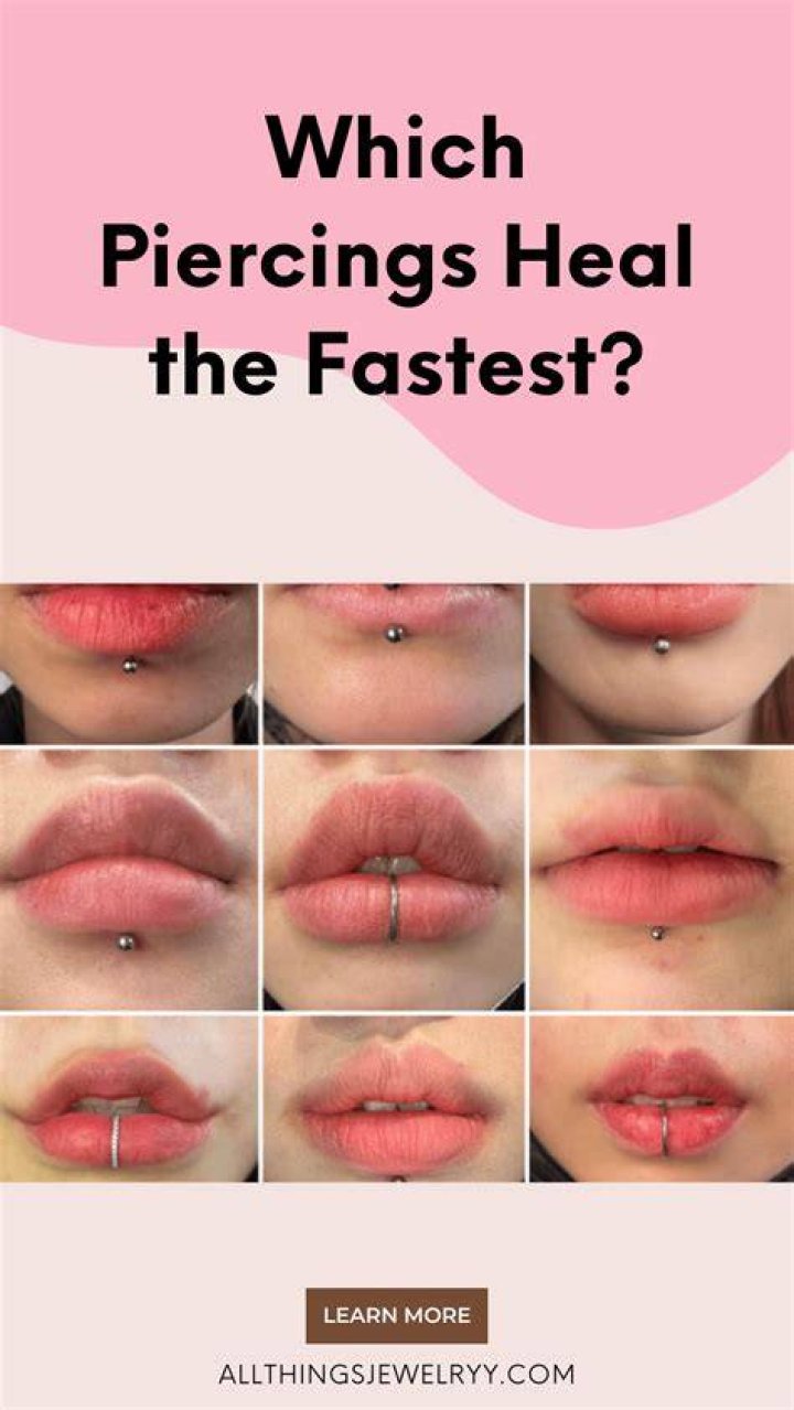What are the least painful piercings?
