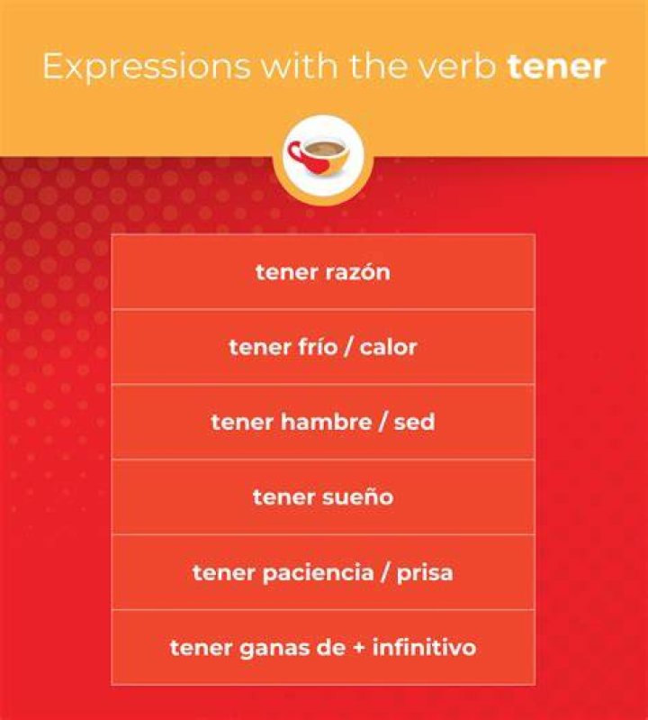 What are the Nine tener expressions?