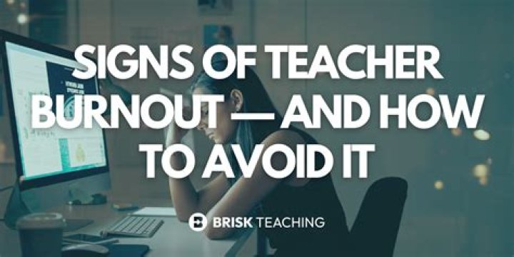 What are the signs of teacher burnout?