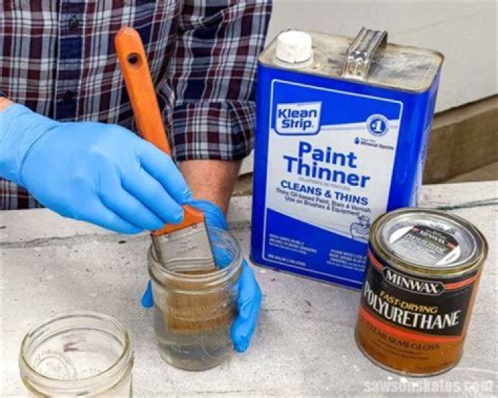 What can be used in place of paint thinner?