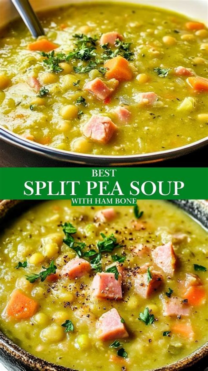 What can I substitute for a ham bone in pea soup?