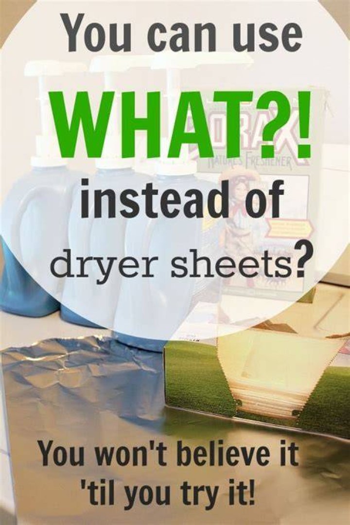 What can I use in the dryer instead of dryer sheets?