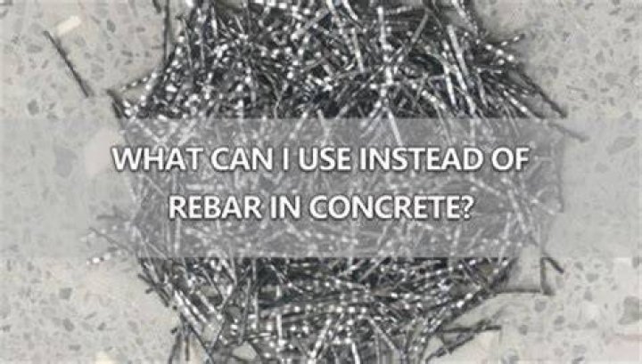 What can I use instead of rebar?