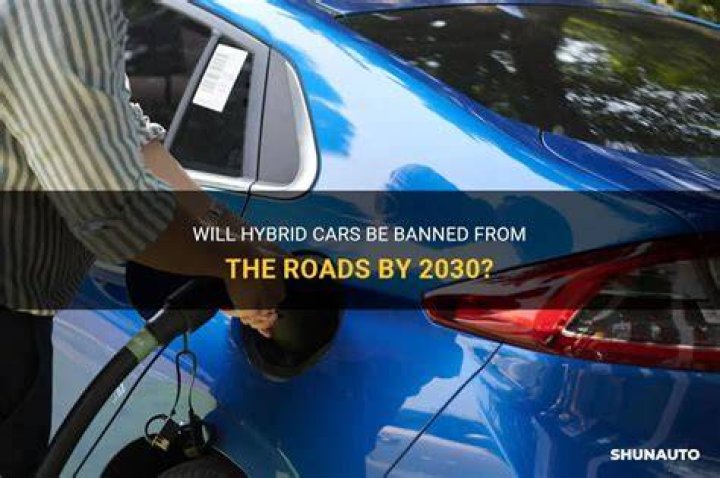 What cars will be banned from 2030?