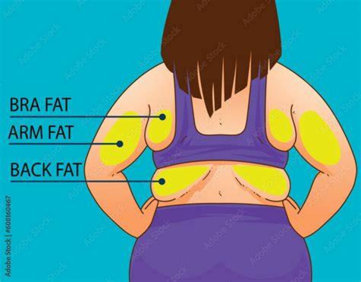 What causes back fat under bra?