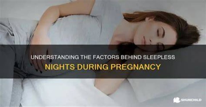 What causes sleepless night during pregnancy?