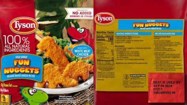 What chemicals are in Tyson chicken?