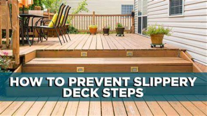 What decking is not slippery?
