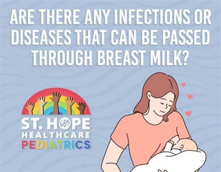 What diseases can be passed through breast milk?