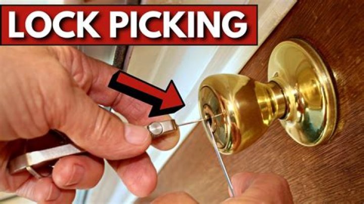 What do you need to pick a lock?