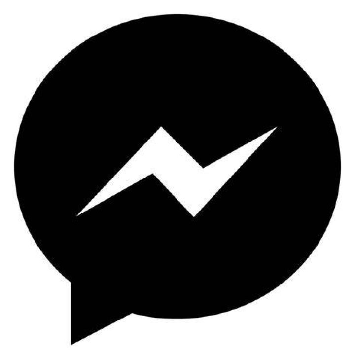 What does a black Messenger icon mean?