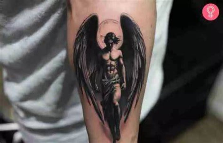 What does a fallen angel tattoo mean?